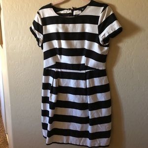 H&M black and white striped dress!